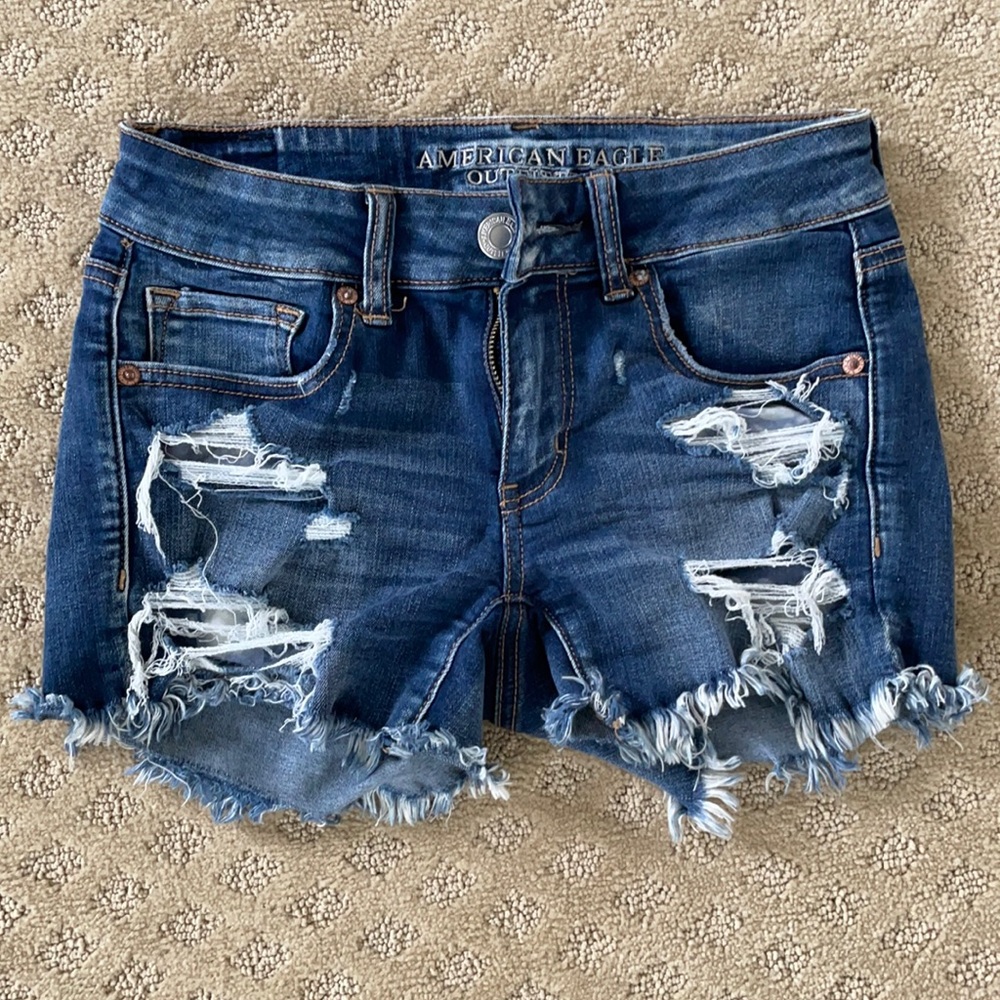 American Eagle Super Stretch Midi Shorts